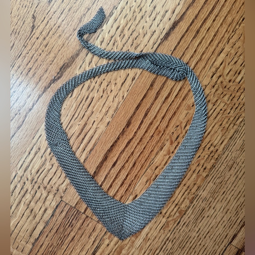 Tiffany/ Elsa Peretti Mesh Bib Necklace - Picture 2 of 10